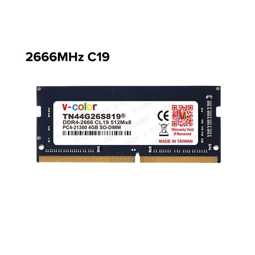 V-COLOR DDR4 4GB 2666MHz SODIMM / RAM Notebook DDR4 4Gb 2666Mhz