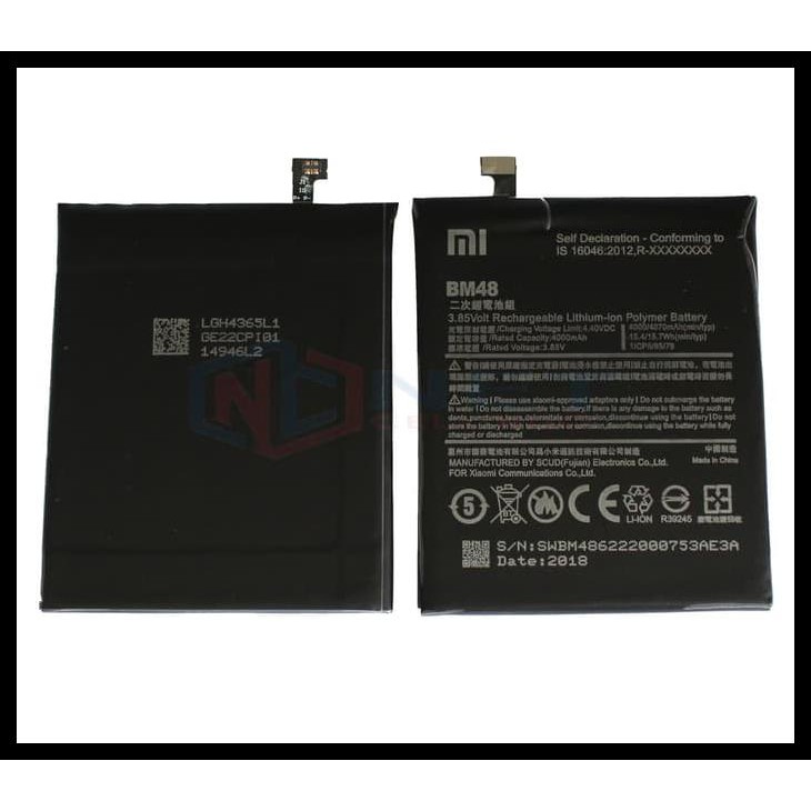 Baterai Xiaomi Mi Note 2 / Bm48 / Batrai Mi Note 2 / Bm48