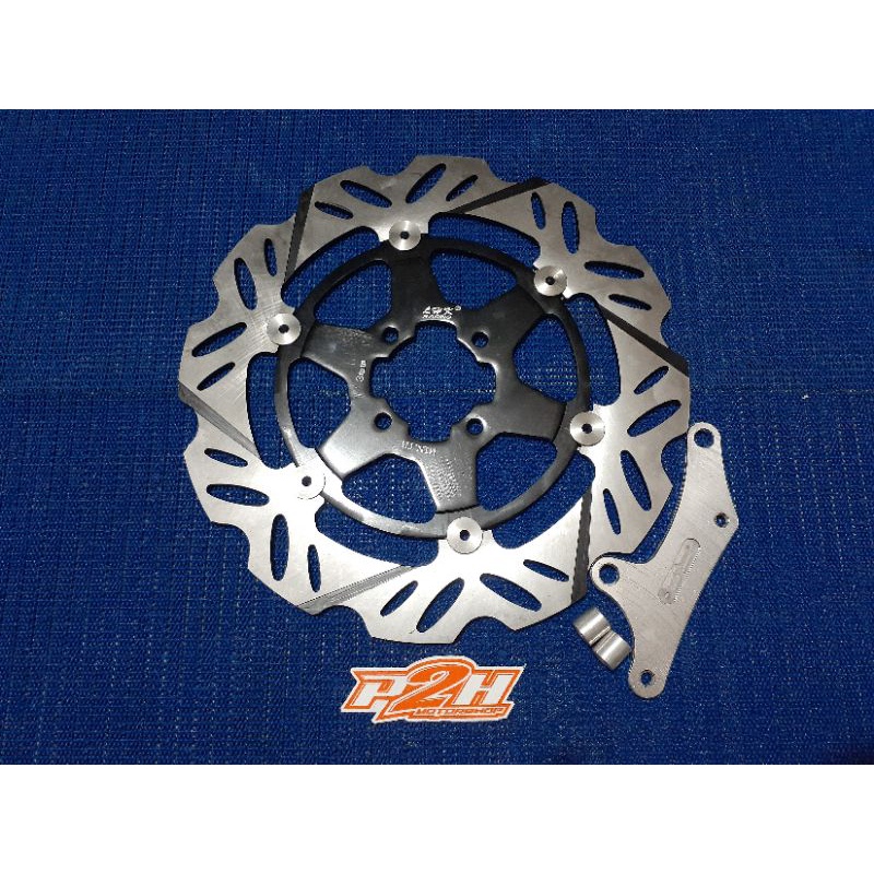 disc brake / piringan cakram LHK Racing 300mm plus braket pnp mio sporty / mio smile / mio soul