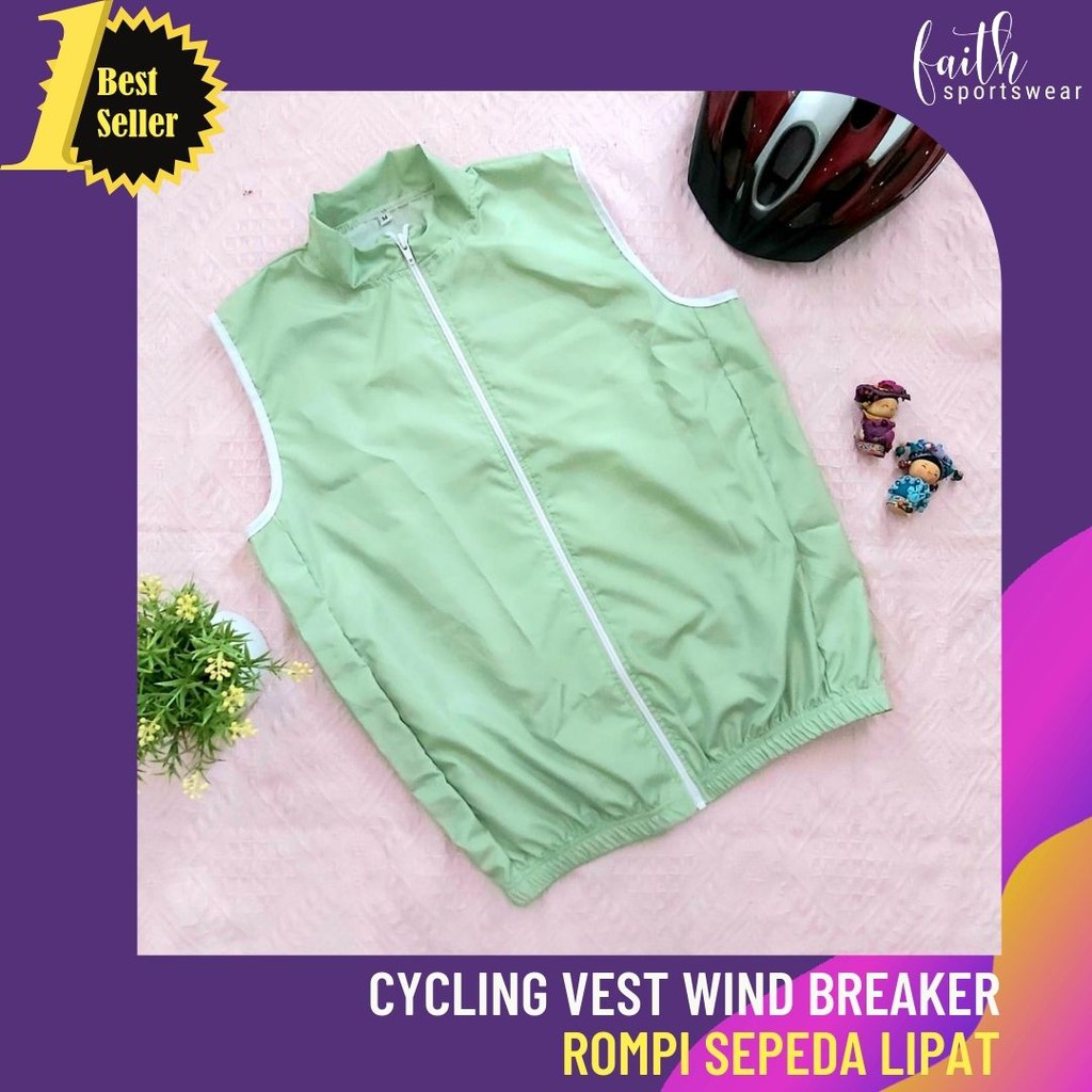 ROMPI OLAH RAGA/ ROMPI SEPEDA Wanita Pria POLOS PASTEL SAGE GREEN