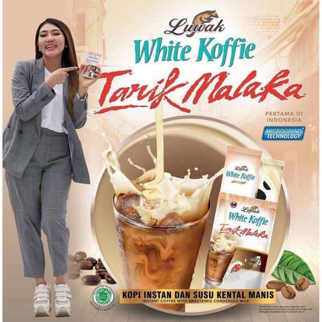 Luwak white coffe tarik malaka kopi instant sachet 30 gram