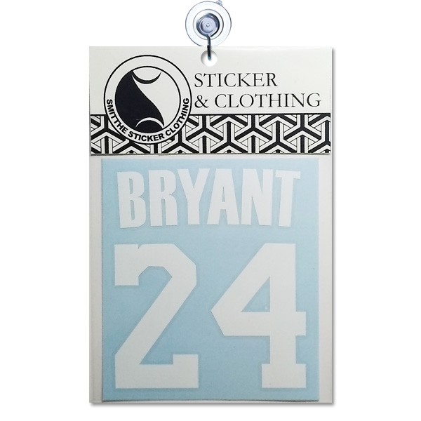 Stiker Kobe Bryant 24 Logo Cutting Sticker untuk aksesoris Motor Mobil