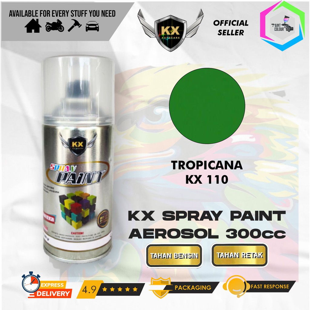 Cat Semprot Aerosol / Pylox KX Autocare Paint - KX 110 TROPICANA