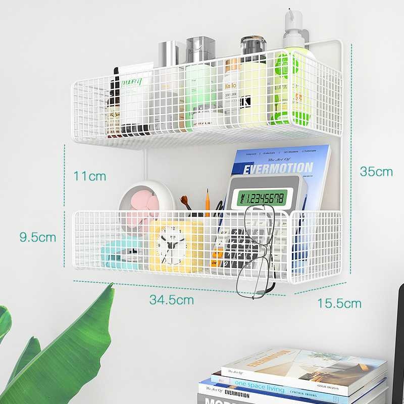 Rak Gantung Aluminium Serbaguna Multifungsi Organizer Rack Bathroom