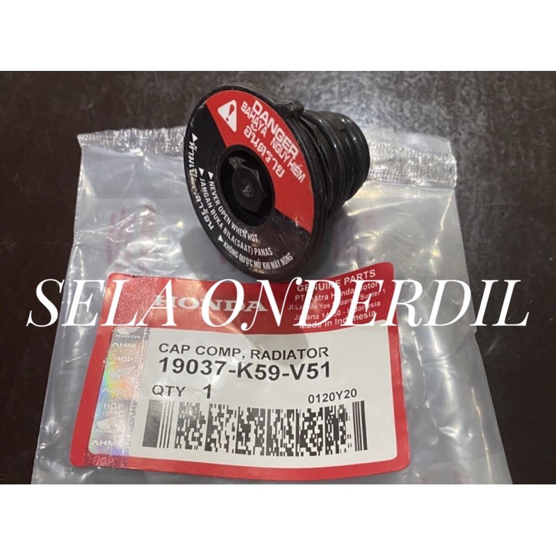 TUTUP RADIATOR CAP COMP VARIO 125 LED VARIO 150 ESP LED ORIGINAL