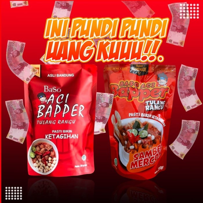 

Instant-Camilan- Baso Tulang Rangu Bapper - Baso Aci Tulang Rangu Bapper - Original -Camilan-