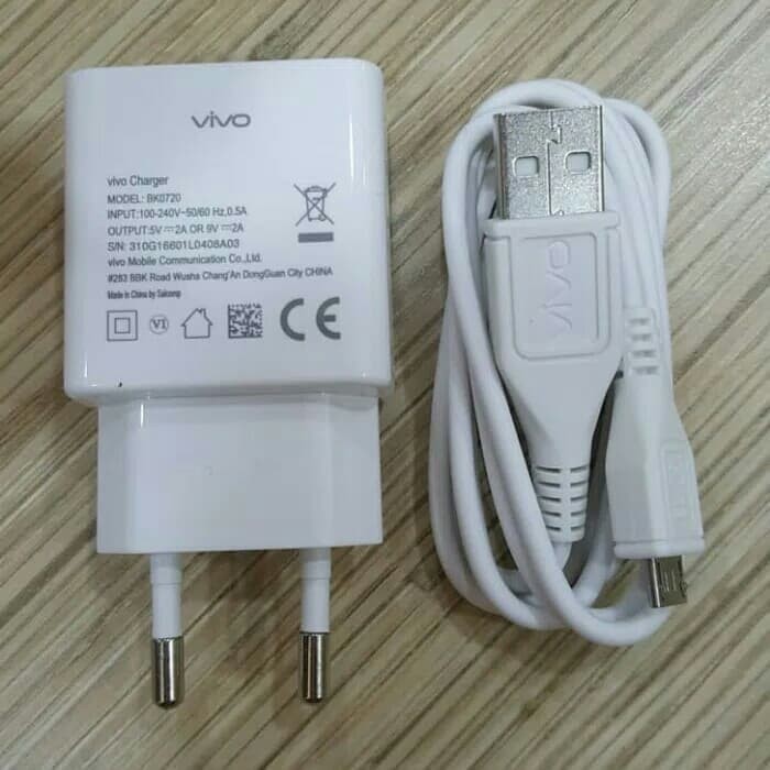 ORIGINAL 100% CHARGER VIVO 2A MICRO USB/CASAN/PENGISI DAYA BATERAI HP