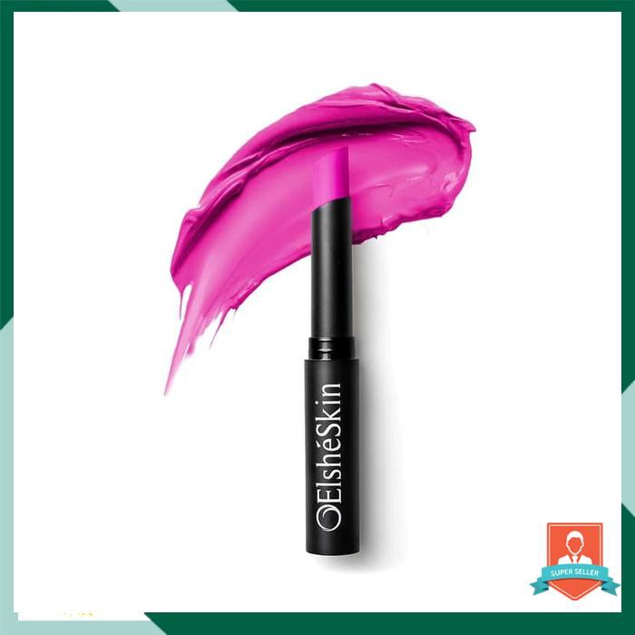 ELSHESKIN MATTE LIPSTICK HAILEY LIPSTIK WARNA PINK PLUM ELSHE SKIN