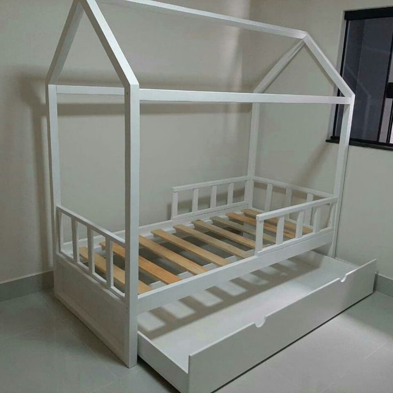 tempat tidur anak sorong minimalis