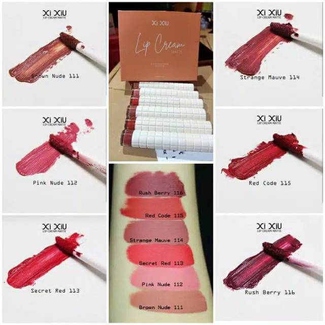 Xi Xiu Lipcream  Satin Matte/Lip Cream Satin Matte xi xiu