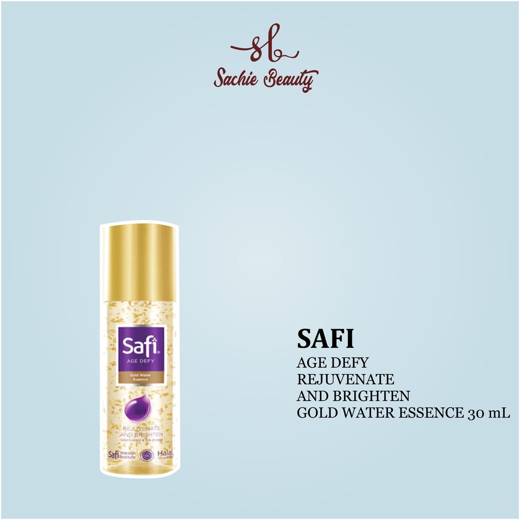 Safi Age Defy Gold Water Essence 30 ml/ Skincare/ Perawatan Wajah/ Serum Wajah