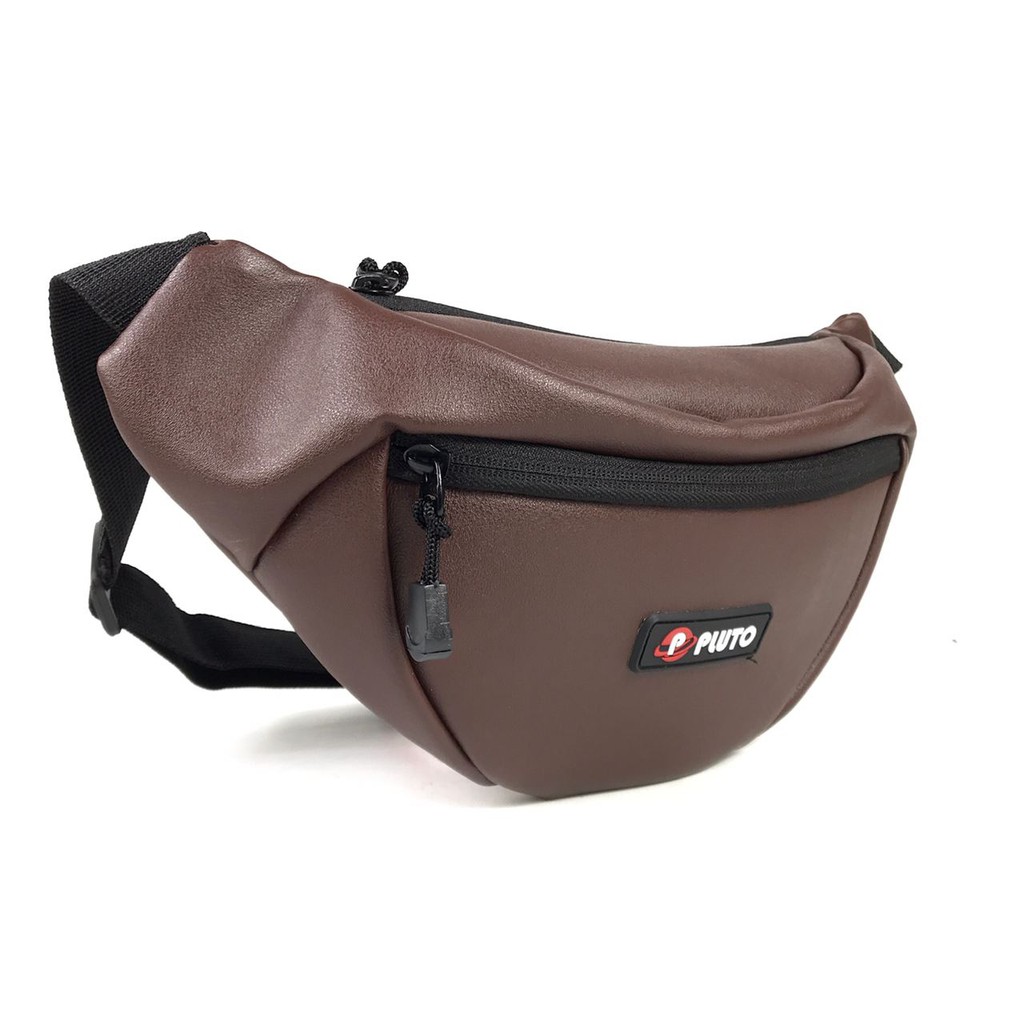 Tas Selempang Pria PREMIUM PLUTO Berkualitas Tinggi - WaistBag PLUTO Bikers Waterproof - Tahan air