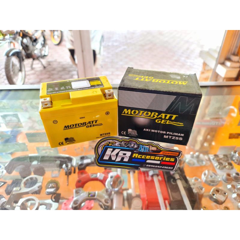aki motobatt gel MTZ5S ukuran aki beat vario 110