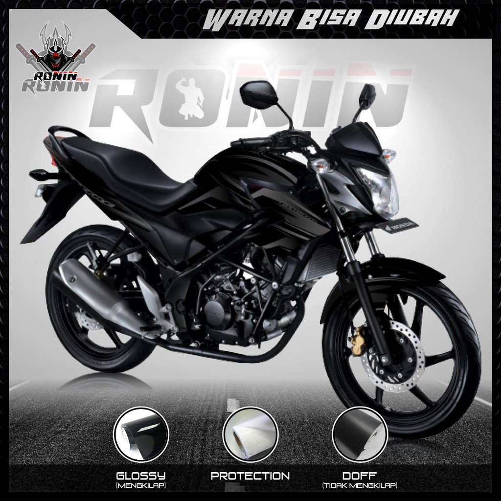 Sticker Decal CB 150R Old, CB 150R V1, CB 150 R  (Motif Line Grafis Black)