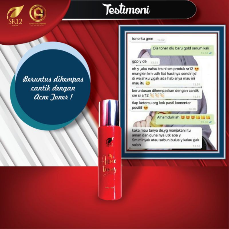 SR12 Acne Toner - Hydrating Toner Untuk Kulit Berminyak dan Berjerawat