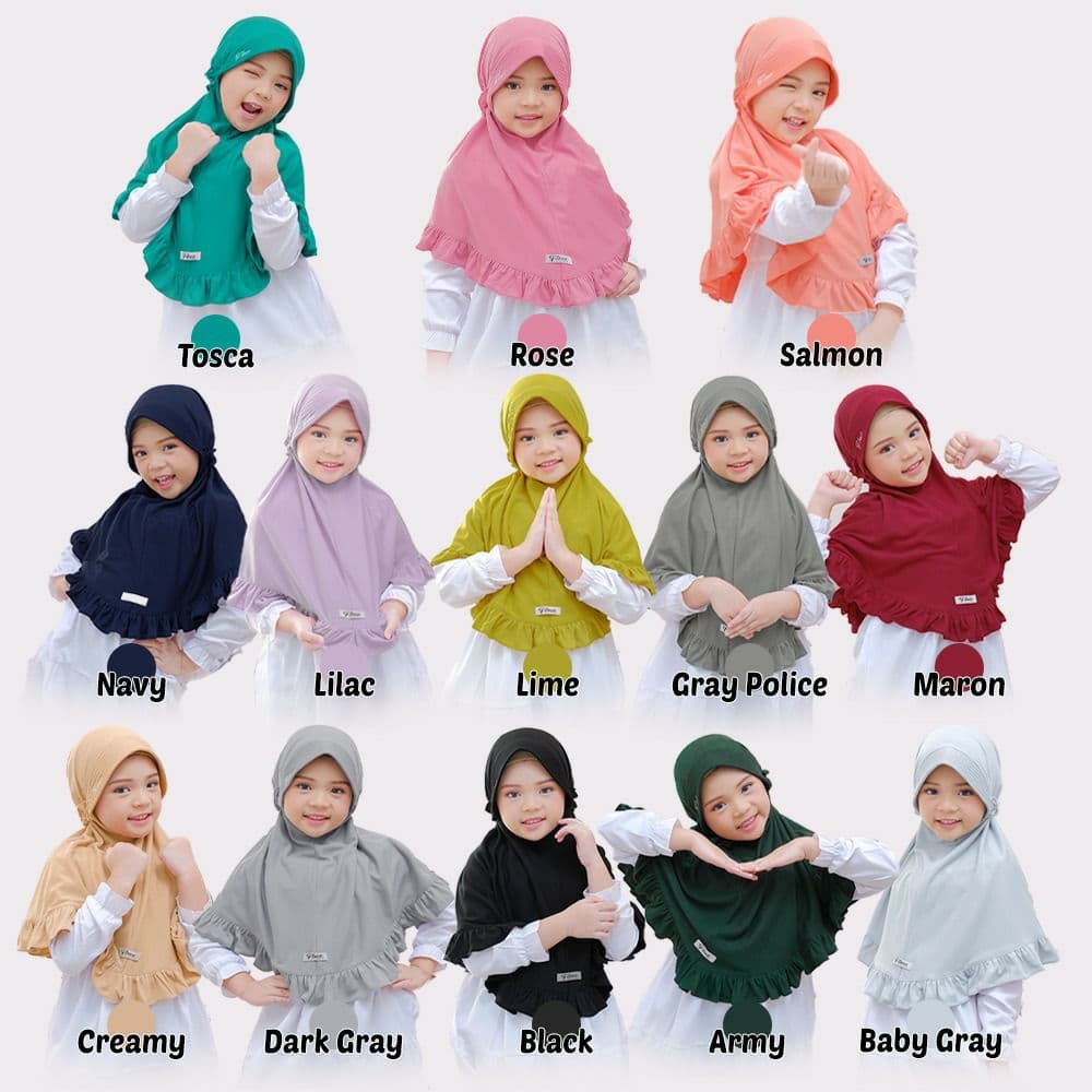 bergo fatin kids by fauz hijab