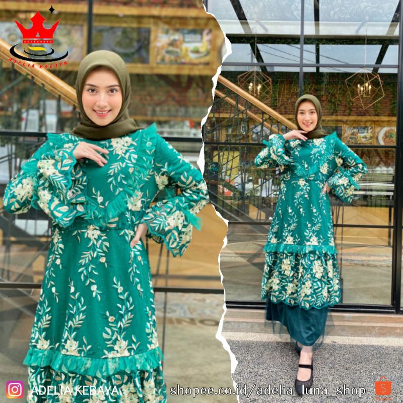 PB&gt;  STELAN KEBAYA TUNIK LOLY KOMBINASI ROK TUTU SPRINGKEL  / TUNIK KEBAYA MODERN -  OUTFIT PESTA