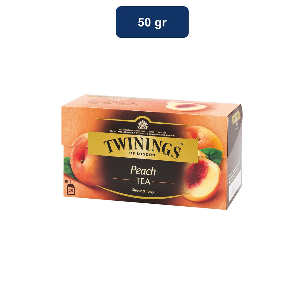 

Twinings- Peach Tea Teh Celup 25 x 50 gr