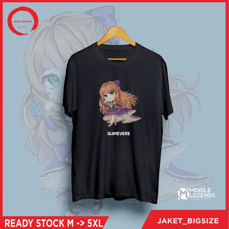 Kaos Mobile Legends Guinevere Ukuran L XL XXL XXXL XXXXL XXXXXL Kaos Jepang