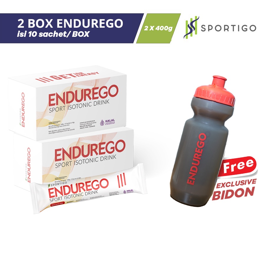 

ENDUREGO Sport Isotonic Drink Box - 40g x 10sch - 2 pcs