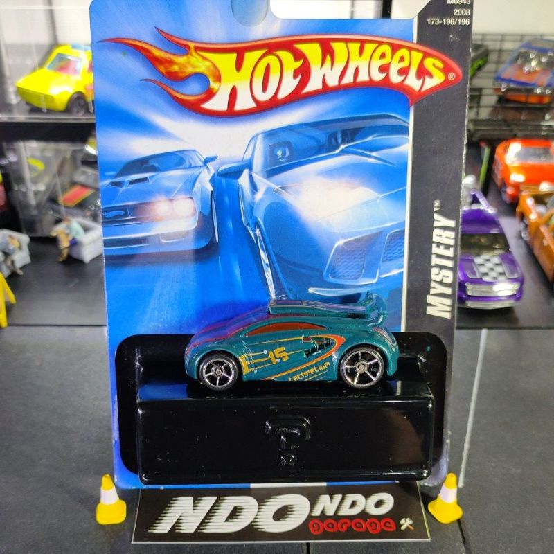 Hot Wheels Technetium Dark Teal 2nd Loose - 2008 Mystery Cars