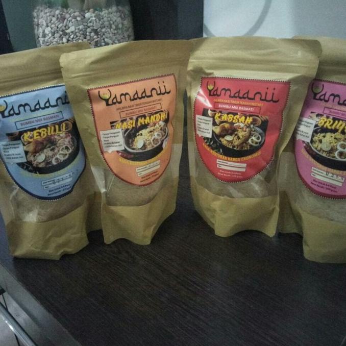 

@#@#@#] Paket Beras Nasi Basmati YAMANI Mix Bumbu Kebuli Kabsah Mandhi Briani