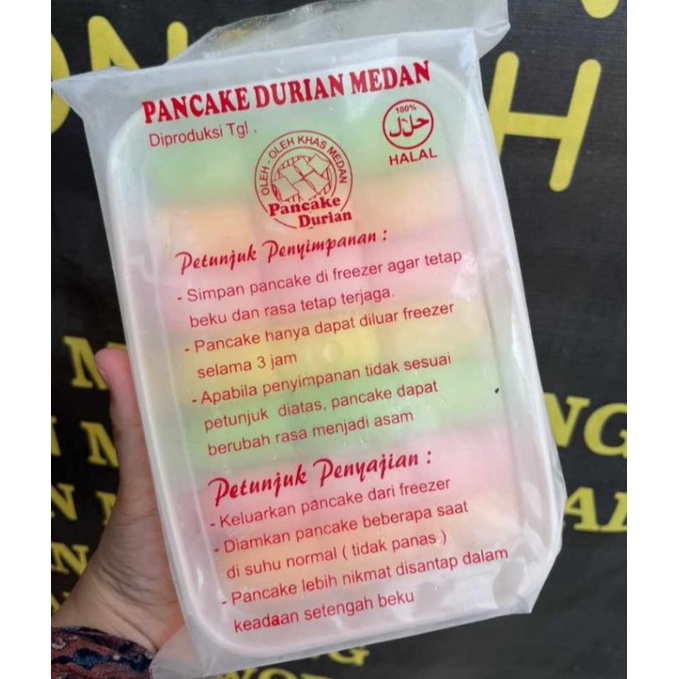 

pancake durian cream medan