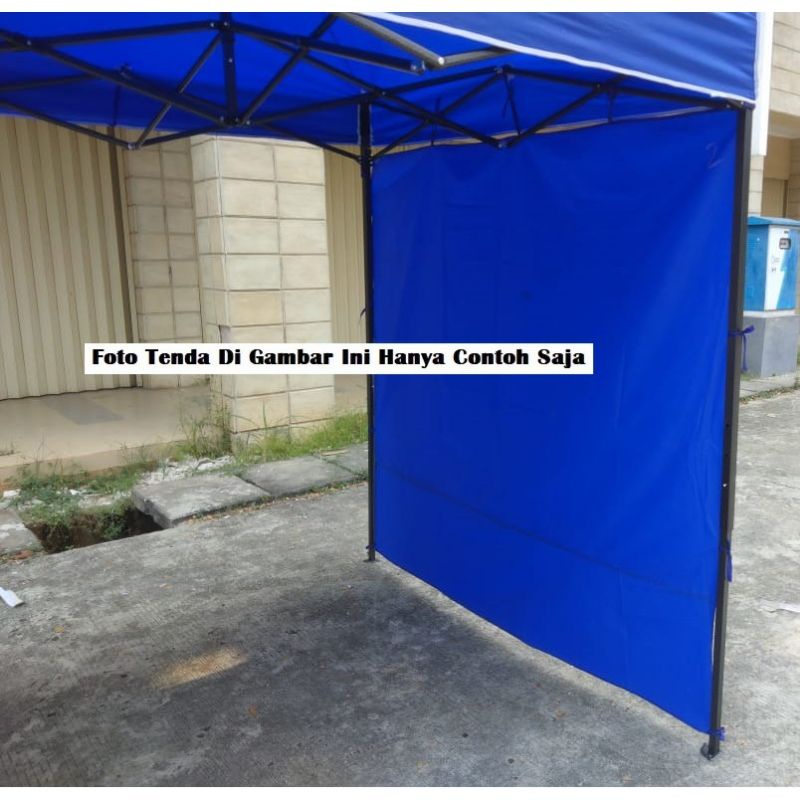 dingding atau tirai tenda lipat dan bongkar pasang 1,5x1, 5