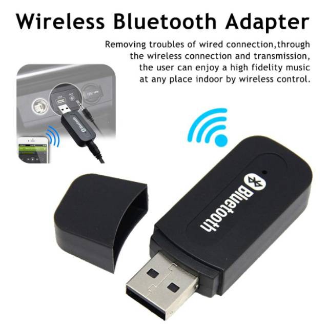 Vinztstore -Bluetooth Receiver Bluetooth Audio Receiver USB Bluetooth Music Stereo 3.5mm