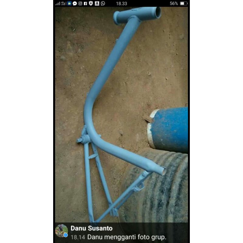 frame rangka bahan minion uk 20