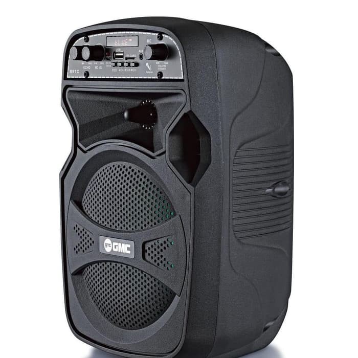 COD SPEAKER BLUETOOTH PROTABLE 8 INCH GMC-897C PLUS MIC KARAOKE X-BASS + REMOTE / SPEAKER SALON AKTIF X-BASS GMC-897C / SPEAKER KARAOKE 8 INCH GMC-897C