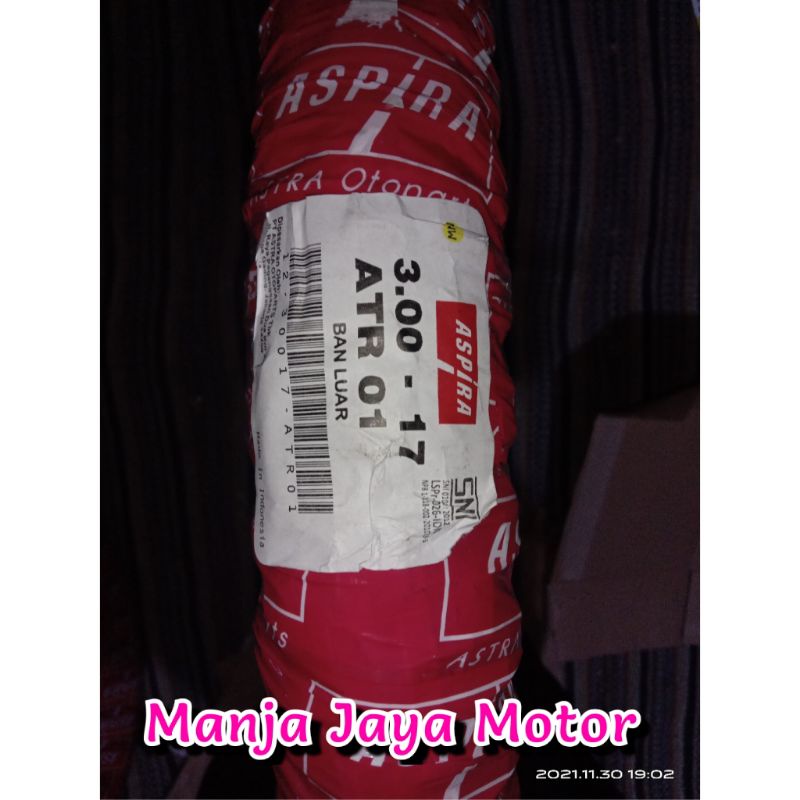 ban luar non tubles aspira ATR 01 300-17 for supra x 125 kharisma revo old vega r dll