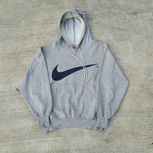 Vintage 90s Nike Big Swoosh Hoodie