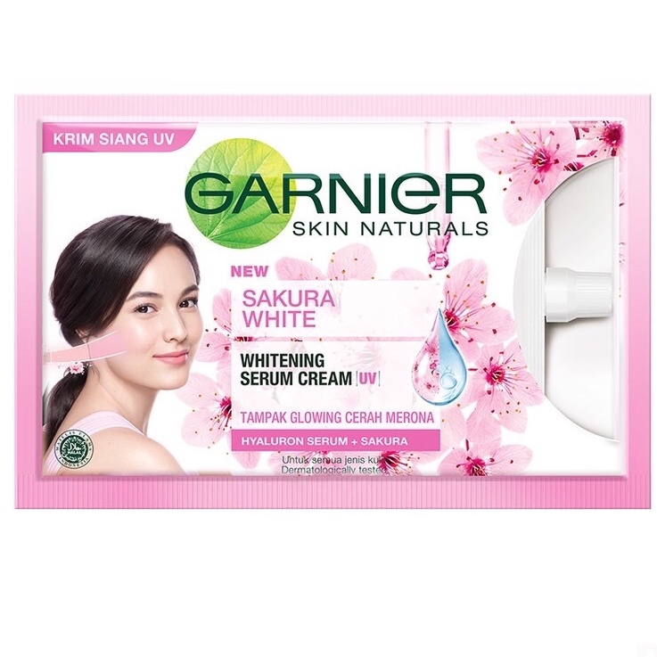 Garnier Sakura White Serum Day Cream 7ml - Sachet