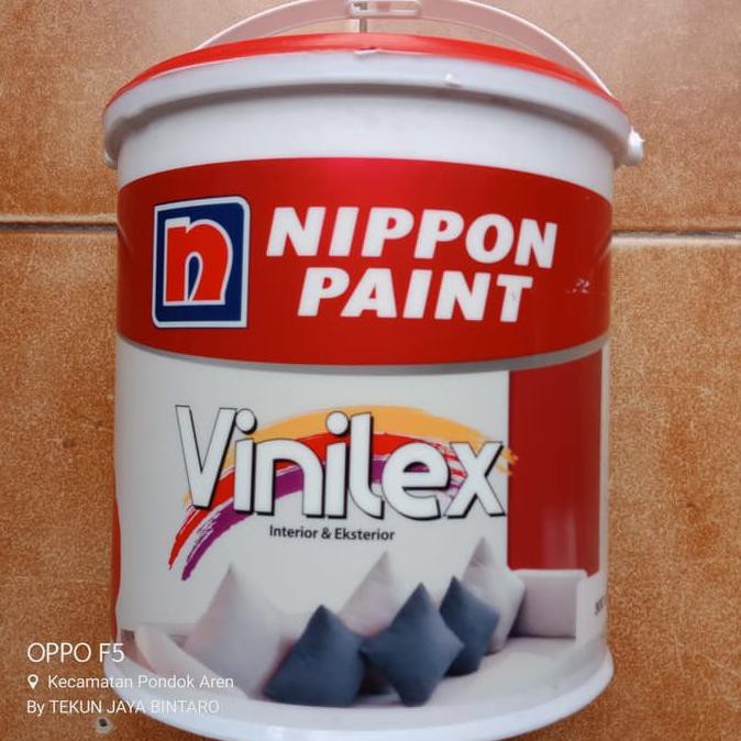 Jual Cat Tembok Vinilex 5 Kg - Nippon Paint Vinilex Kembang 5kg - WHITE ...