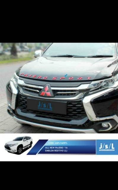 Emblem kap mesin all new Pajero 2016  jsl