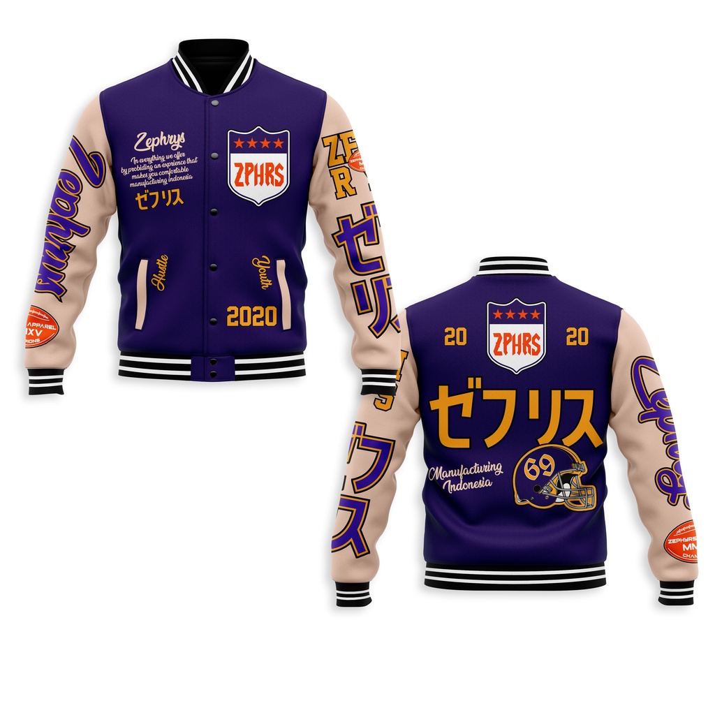 JAKET VARSITY ZEPHYRS FOOTBALL Japan