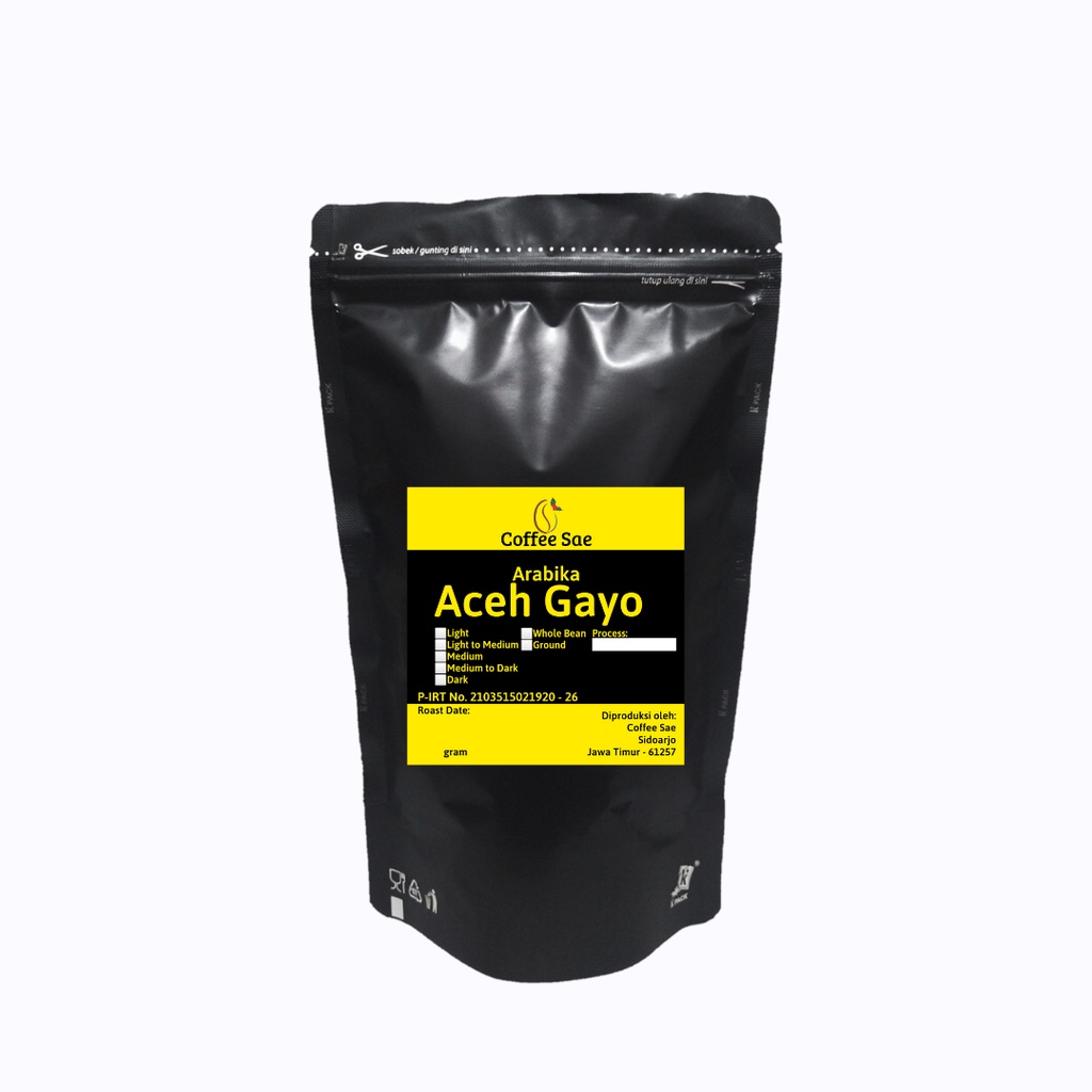 

Kopi Arabika Gayo 250gram Biji atau Bubuk Kopi Gayo Arabika 250 gram