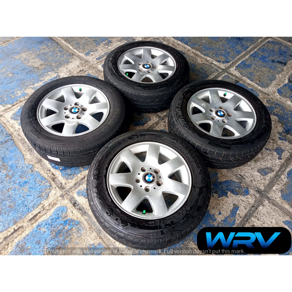 velg bekas mobl bmw ring 16x7 pcd 5x120 seken ban bonus