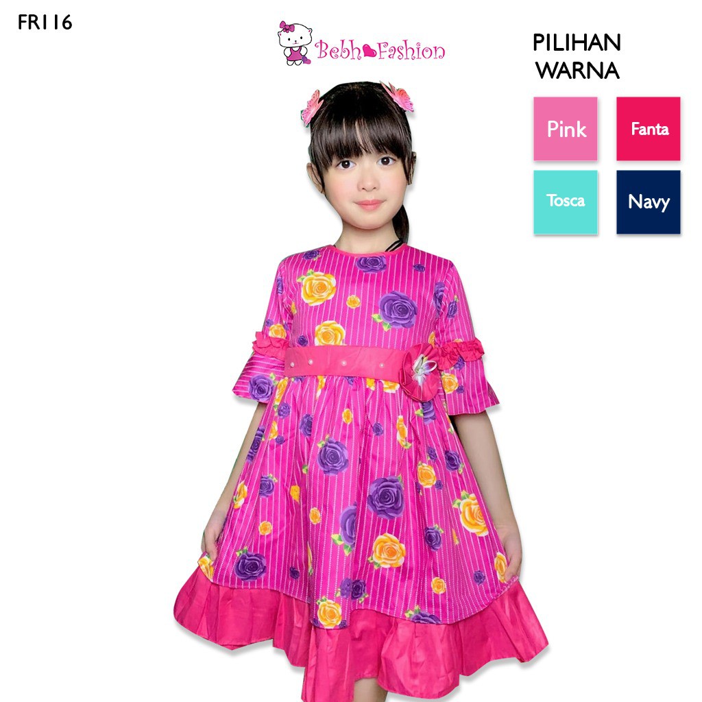  DRESS  KATUN ANAK  PEREMPUAN DRESS  ANAK  CEWEK  BAJU CEWEK  