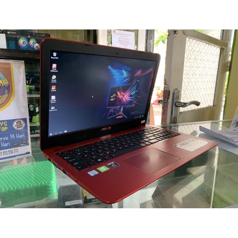 Laptop gaming editing desain Asus X556UF core i5 Nvidia