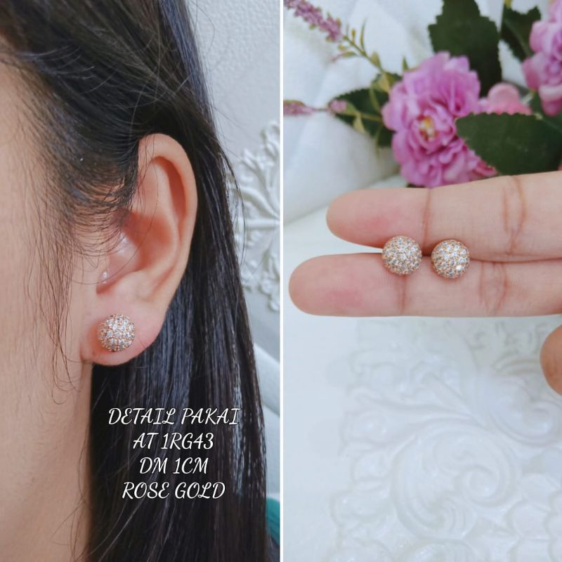 Anting Titanium Wanita Model Berlian Blink Fashionanable(GBS)