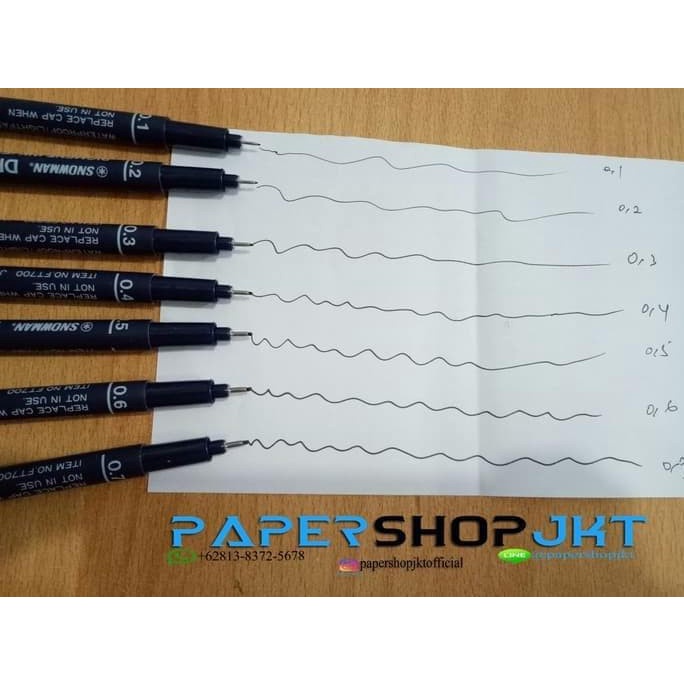 

Pendrawing- Grosir!!! Drawing Pen Snowman 700 Hitam 0.2 Atk Terjamin -Drawing-Pen.