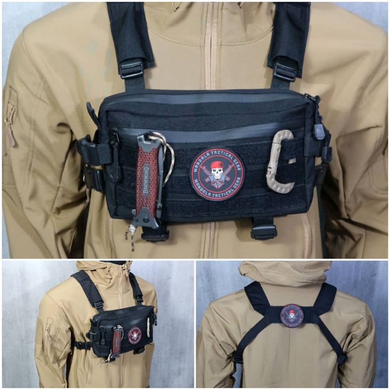 chest bags / chestbag / tas dada tas tactical dada waterprof cordura