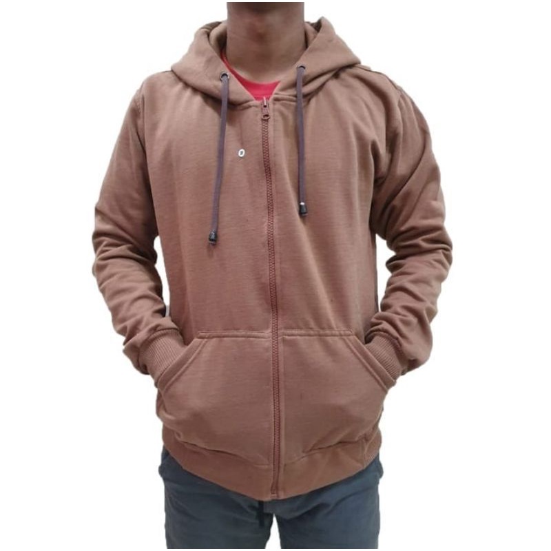 jaket hoodie zipper cowok premium / jaket polos / jaket pria Hoodie maroon