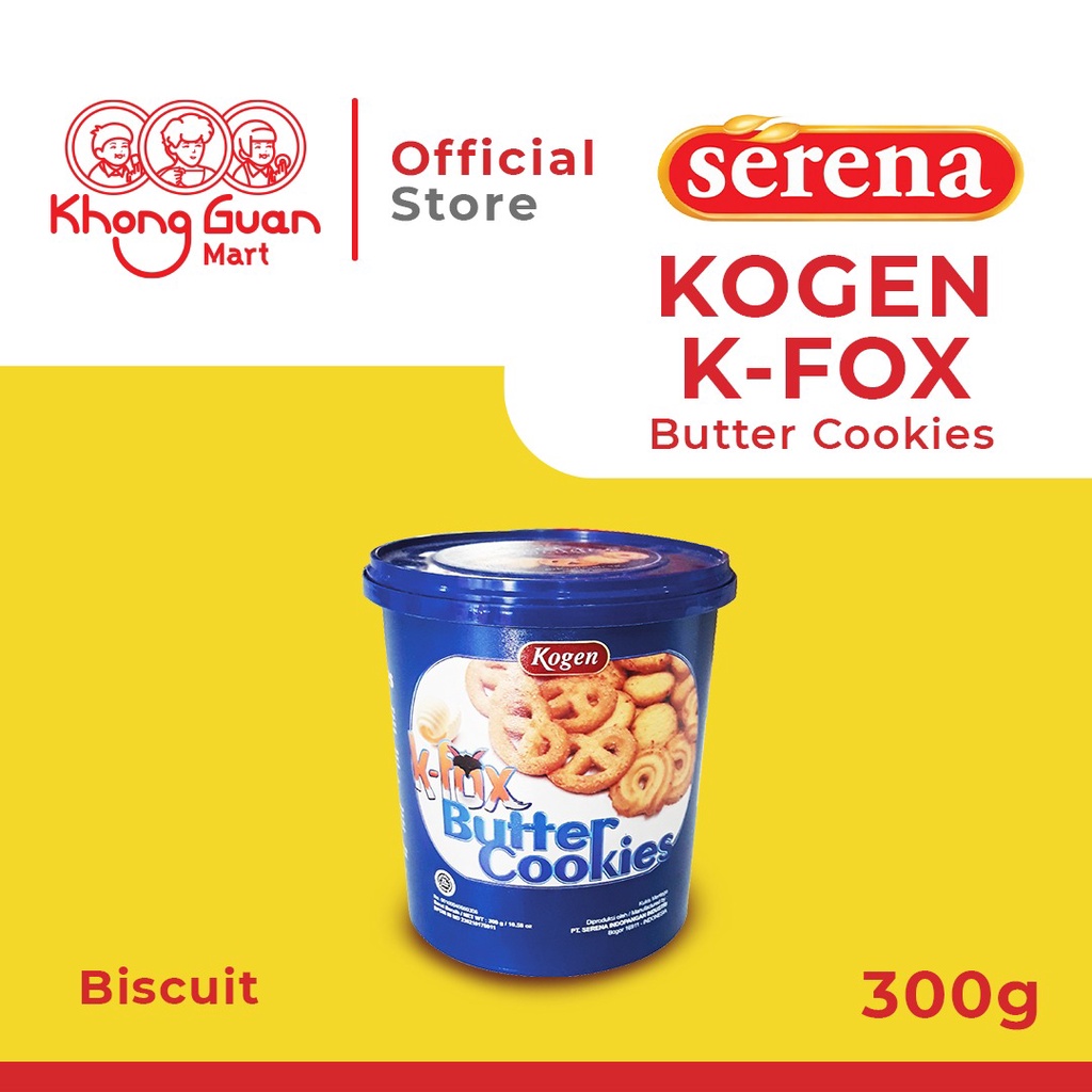 

KOGEN K-Fox Butter Cookies 300 Gram