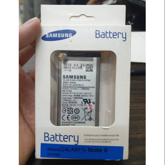 Baterai samsung note 8 original