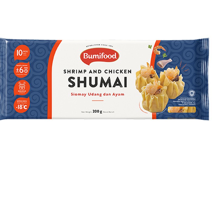 Bumifood Shumai Shrimp And Chicken 10 Pcs