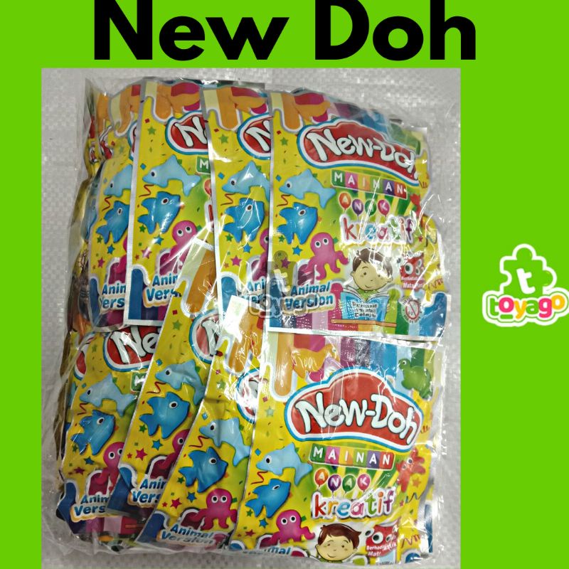 New Doh Lilin Mainan Anak Plastisin Isi 20 Pcs Grosir Murah