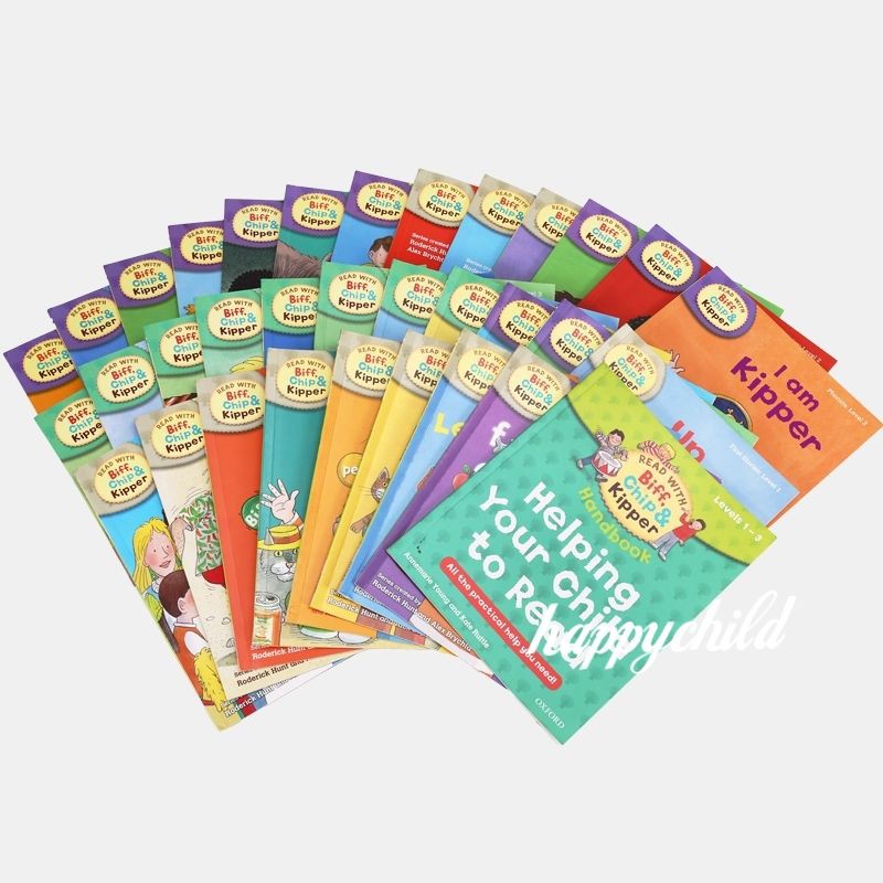 33books Oxford helping your child to read biff chip  kipper level 1-3 buku import/home/happychild
